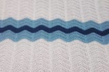 Baby Blues Chevron Crochet Blanket Pattern