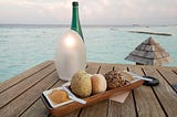 Honeymoon at Conrad Maldives: Romantic honeymoon dinner