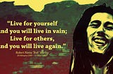 Great men and their lives and beliefs analysed spiritually: Bob Marley