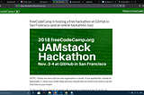 JAM Stack Hackathon 2k18