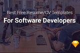Top 3 Free Resume/CV Templates For Software Developers (HTML5|Printable)
