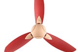 Usha Bloom Primrose
1250mm Dust, Oil & Moisture
Resistant Ceiling Fan (Sparkle
Golden & Cherry)