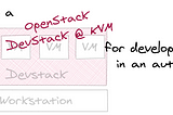 How to deploy a OpenStack DevStack @ KVM for development purposes in an automated way