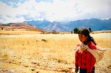 A young Quechua girl in Peru’s Sacred Valley in July 2007.