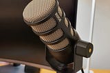 Microphone setup for podcasting