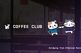 Coffee Club: Depositing via ETH Network.
