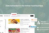Data Extraction in Online Food Business
