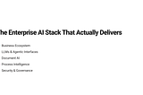 AI Without Infrastructure Is Just Theater