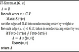 MINIMUM SPANNING TREE: