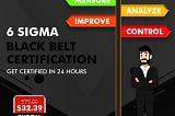 Black belt Six Sigma Certification