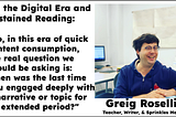The Power of Sustained Reading in an Age of Distraction