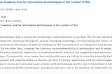 專題研討心得：Our brawling love for information technologies in the context of XAI（臺大資管系 畢南怡 助理教授）