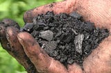 Biochar is a black carbon rich material similar to charcoal