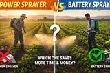 Power Sprayer vs Battery Sprayer: Which One Saves More Time and Money?