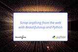 How to get Data from the Web with BeautifulSoup