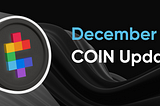 December Coin Update