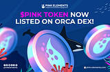 $PINK Token is Now Listed on Orca DEX!