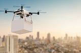Drone routing algorithm for package delivery