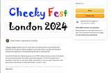 Cheeky Fest; arts for social impact