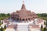 Ayodhya’s Ram Mandir Model Image. Credits: Ram Janmabhoomi Foundation