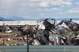 A Mink Farm Is Demolished