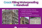 cCrack Filling Waterproofing in Kandivali