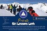 private ski lessons lech