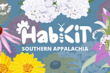 A graphic with colorful flowers and text that says “Habikit: Southern Appalachia.”