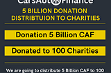 5 Billion CAF Distribution to 100 Local Charities