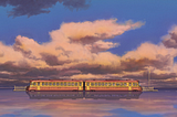 Train scene from Studio Ghibli’s Spirited Away