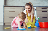 Teach your child the values of cleaning and make them to do it willingly!