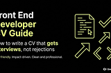 Front end developer CV guide explaining how to write an ATS-friendly resume that highlights real impact and helps developers get more interviews