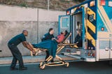 A Man Collapsed in the Street