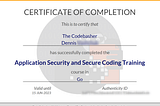 Daily Native Dev: Application Security and Secure Coding Training Notes