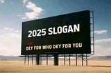 Should  You have a Slogan for the Year?