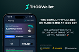 TITN Community Unlock on March 3rd at 15:00 CET