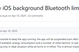 ACCESS DENIED: Building a Bluetooth solution reliant on iOS software & APIs
