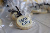 Tsai CITY branded holiday cookie