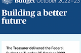 Cybersecurity and the Australian Federal Budget: October 2022 Edition