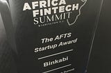 Binkabi named Start-up of the Year at Africa FinTech Summit Washington D.C.