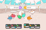 Axie Infinity battling and the Loom Network