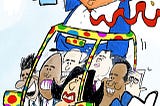 Watching The Clown Car Spins Its Wheels