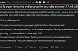 The Best cybersecurity youtube channels of 2021