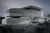 photo of WWII concrete bunker