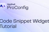 Introducing Code Snippet Widget for MyShell.ai