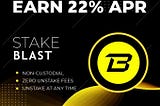 Стейкинг Blast (BLAST) 22% APR. Пассивный доход от Blast (BLAST).