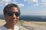 Peta on Top of Stone Mountain