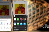 Web Share images on iOS and Android