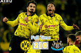 Borussia Dortmund Clinches Victory with a 2–0 Win Over Newcastle United