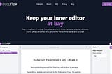 DeepFlowWriter.com home page screenshot